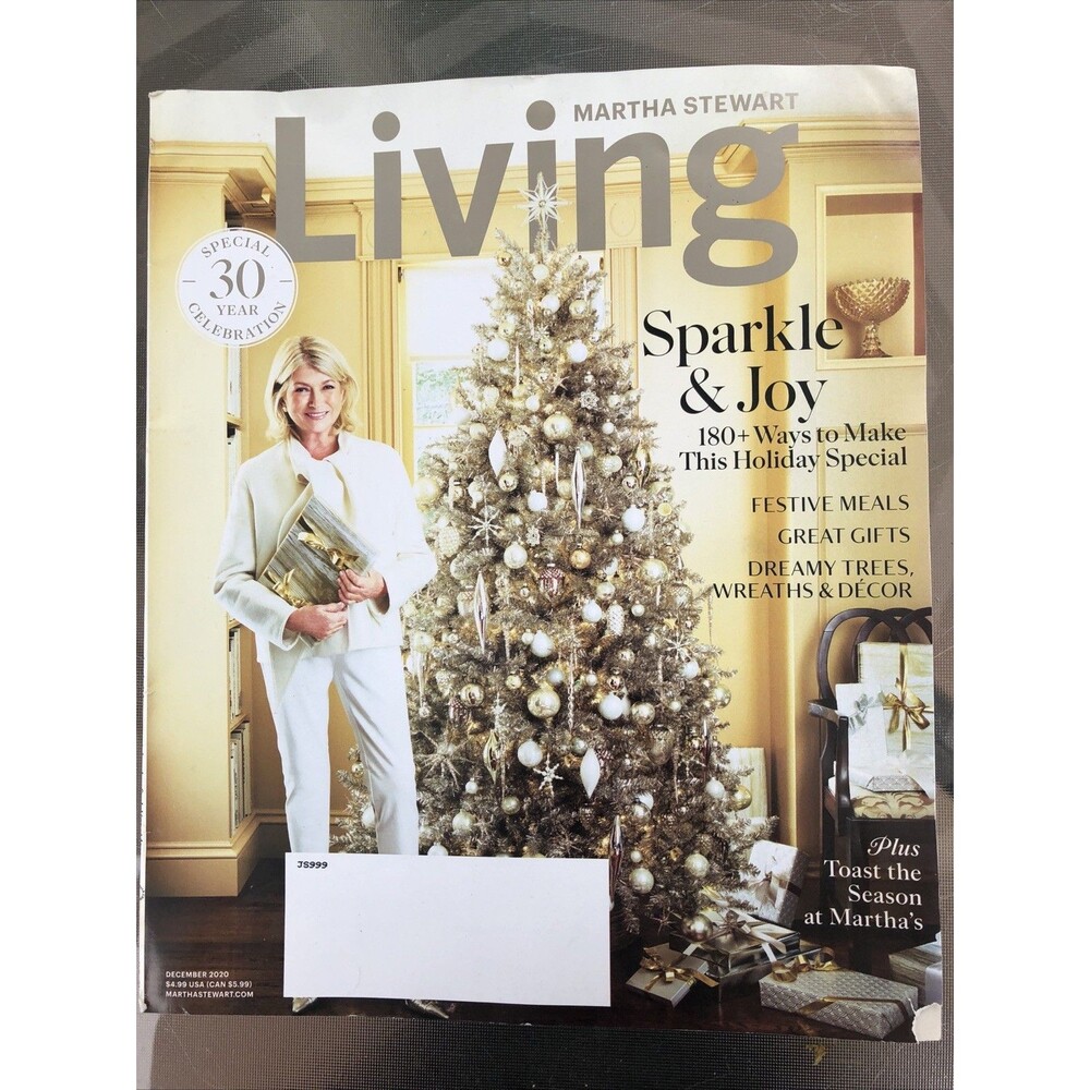 Martha Stewart Living Magazine December 2020 Special Issue Holiday Issue - Picture 1 of 4